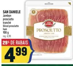 Marché Adonis SAN DANIELE JAMBON PROSCIUTTO TRANCHÉ | SAN DANIELE SLICED PROSCIUTTO HAM offer