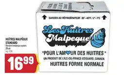 Marché Adonis HUÎTRES MALPÊQUE STANDARD | STANDARD MALPEQUE OYSTERS offer