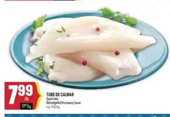 Marché Adonis TUBE DE CALMAR | SQUID TUBE offer