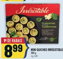 Marché Adonis MINI QUICHES IRRÉSISTIBLE offer