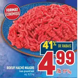 Marché Adonis BOEUF HACHÉ MAIGRE | LEAN GROUND BEEF offer