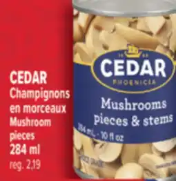 Marché Adonis CEDAR CHAMPIGNONS EN MORCEAUX | CEDAR MUSHROOM PIECES offer