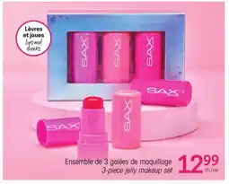 Uniprix SAX Ensemble de 3 gelées de maquillage/3-piece jelly makeup set offer