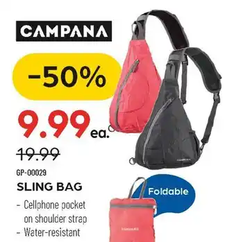 Pronature CAMPANA SLING BAG offer