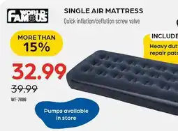 Pronature WORLD FAMOUS SINGLE AIR MATTRESS offer