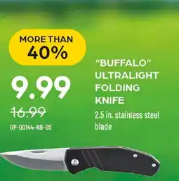 Pronature BUFFALO ULTRALIGHT FOLDING KNIFE offer