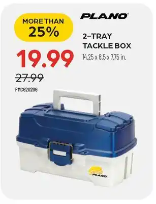 Pronature PLANO 2-TRAY TACKLE BOX offer