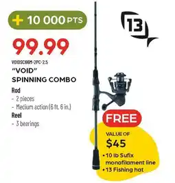 Pronature VOID SPINNING COMBO offer