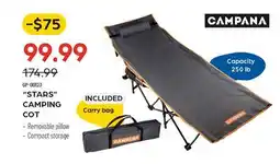 Pronature CAMPANA STARS CAMPING COT offer
