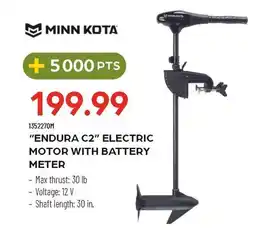 Pronature MINN KOTA ENDURA C2 ELECTRIC MOTOR WITH BATTERY METER offer