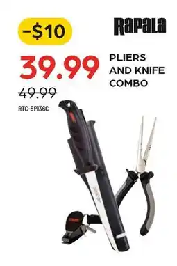 Pronature RAPALA PLIERS AND KNIFE COMBO offer