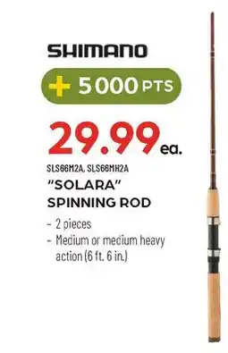 Pronature SHIMANO SOLARA SPINNING ROD offer