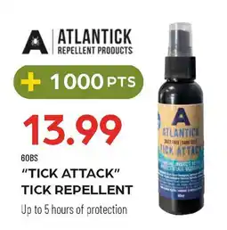 Pronature ATLANTICK REPELLENT PRODUCTS TICK ATTACK TICK REPELLENT offer