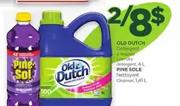 Proxim OLD DUTCH Laundry detergent, PINE SOLE Cleanser offer