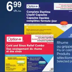 Proxim Option+ Flu or cold Selected products offer
