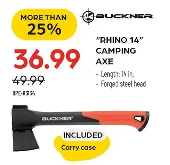Pronature BUCKNER RHINO 14 CAMPING AXE offer