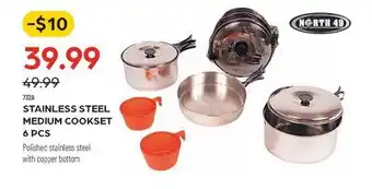 Pronature NORTH 49 STAINLESS STEEL MEDIUM COOKSET 6 PCS offer