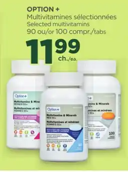 Proxim OPTION+ Selected multivitamins offer