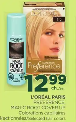 Proxim L'ORÉAL PARIS PREFERENCE, MAGIC ROOT COVER UP Selected hair colors offer