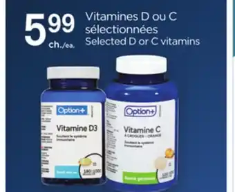 Proxim Option Selected D or C vitamins offer