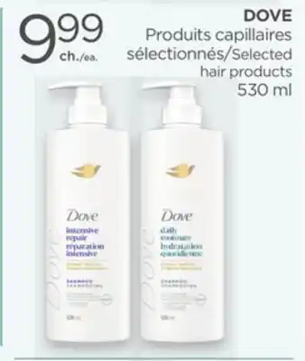 Proxim DOVE Selected hair products offer