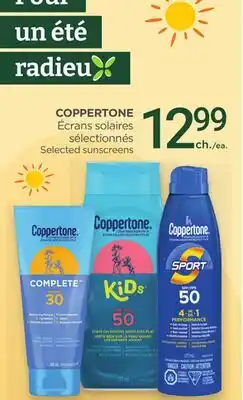 Proxim COPPERTONE Selected sunscreens offer