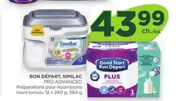 Proxim BON DÉPART, SIMILAC PRO ADVANCED Infant formula offer