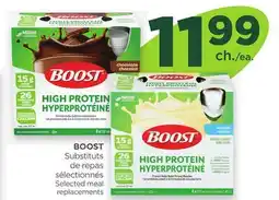 Proxim BOOST Selected meal replacements offer