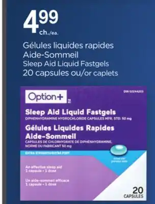 Proxim OPTION+ Sleep Aid Liquid Fastgels offer