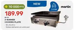 Pronature MARTIN 2-BURNER COOKING PLATE offer