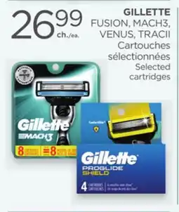 Proxim GILLETTE FUSION, MACH3, VENUS, TRACII Selected cartridges offer
