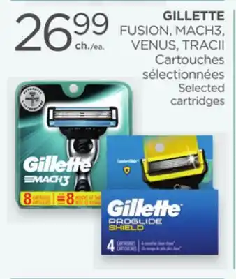 Proxim GILLETTE FUSION, MACH3, VENUS, TRACII Selected cartridges offer