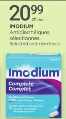 Proxim IMODIUM Selected anti-diarrheals offer