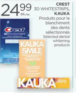 Proxim CREST 3D WHITESTRIPS, KAUKA Selected dental whitening products offer