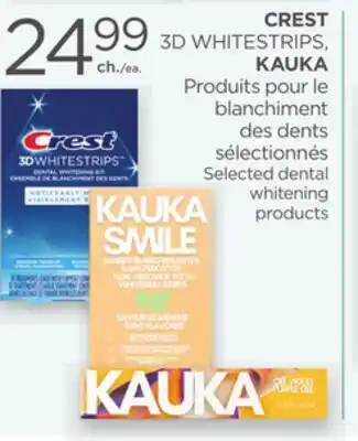 Proxim CREST 3D WHITESTRIPS, KAUKA Selected dental whitening products offer
