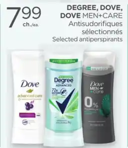 Proxim DEGREE, DOVE, DOVE MEN+CARE Selected antiperspirants offer