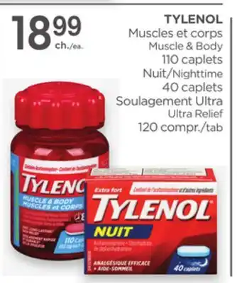 Proxim TYLENOL Muscle & Body offer