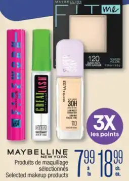 Jean Coutu MAYBELLINE NEW YORK Selected makeup products offer