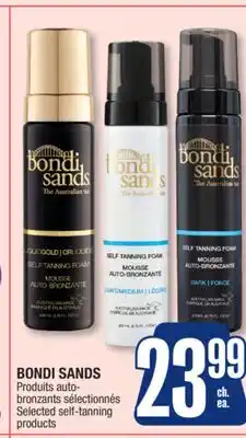 Jean Coutu BONDI SANDS Selected self-tanning products offer