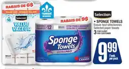 Jean Coutu SPONGE TOWELS Selected paper towels offer