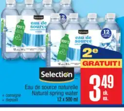 Jean Coutu Selection Natural spring water offer