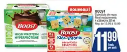 Jean Coutu BOOST Meal replacements offer