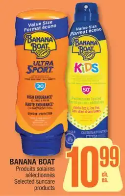 Jean Coutu BANANA BOAT Selected suncare products offer