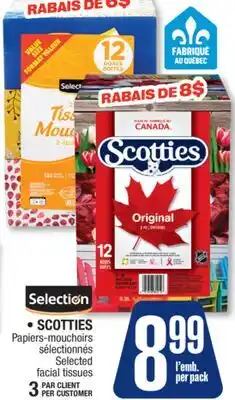 Jean Coutu SCOTTIES Selected facial tissues offer