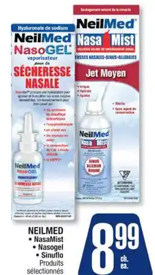 Jean Coutu NEILMED NasaMist, Nasogel, Sinuflo Selected products offer