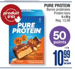 Jean Coutu PURE PROTEIN Protein bars offer