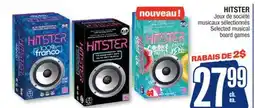 Jean Coutu HITSTER Selected musical board games offer