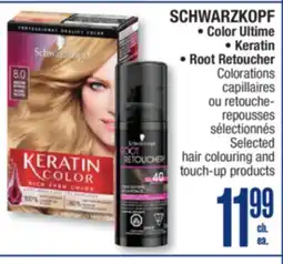 Jean Coutu SCHWARZKOPF Color Ultime Keratin Root Retoucher Selected hair colouring and touch-up products offer