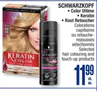 Jean Coutu SCHWARZKOPF Color Ultime Keratin Root Retoucher Selected hair colouring and touch-up products offer