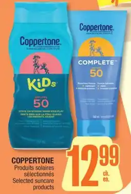 Jean Coutu COPPERTONE Selected suncare products offer